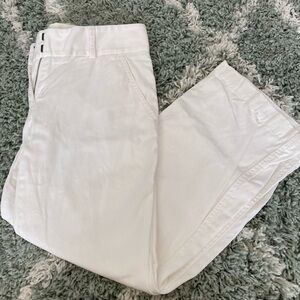 White Casual Pants from J. Crew Size 4